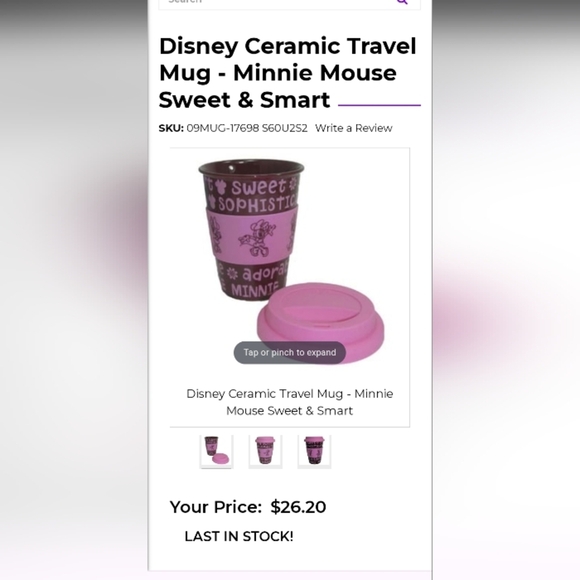 Minnie Mouse Coffee Mug - Picture 2 of 8